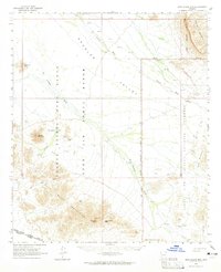 Agua Dulce Mts 1964 topographic map thumbnail