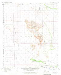 Aguila Mountains 1965 topographic map thumbnail