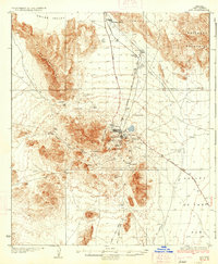 Ajo 1934 topographic map thumbnail