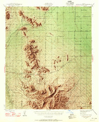 Antelope Peak 1946 topographic map thumbnail