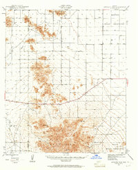 Antelope Peak 1946 topographic map thumbnail