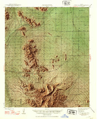 Antelope Peak 1948 topographic map thumbnail