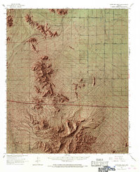 Antelope Peak 1963 topographic map thumbnail