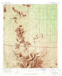 Antelope Peak 1963 topographic map thumbnail