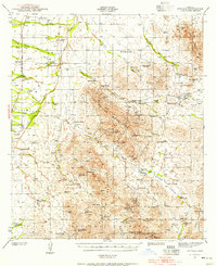Arivaca 1941 topographic map thumbnail