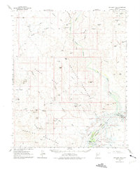 Artillery Peak 1966 topographic map thumbnail
