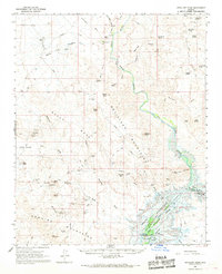 Artillery Peak 1966 topographic map thumbnail