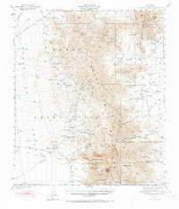 Baboquivari Peak 1941 topographic map thumbnail