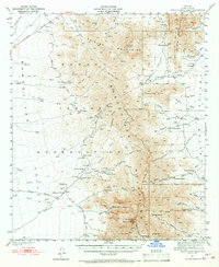 Baboquivari Peak 1941 topographic map thumbnail