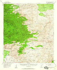 Bellota Ranch 1957 topographic map thumbnail