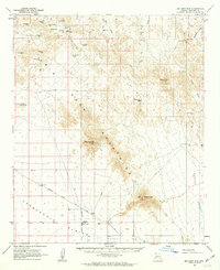 Big Horn Mts 1961 topographic map thumbnail