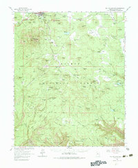 Bill Williams Mtn 1962 topographic map thumbnail