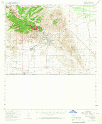 Bisbee 1958 topographic map thumbnail