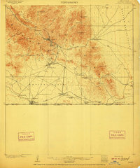 Bisbee 1910 topographic map thumbnail