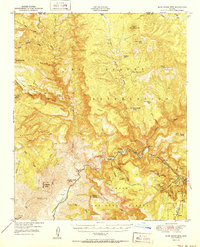 Blue House Mtn topographic map thumbnail