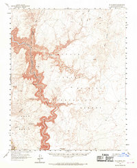 Blue Spring 1955 topographic map thumbnail