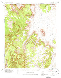 Boot Mesa 1952 topographic map thumbnail