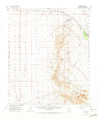 Bouse 1962 topographic map thumbnail