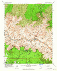 Bright Angel topographic map thumbnail