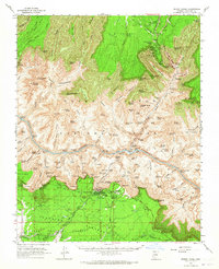Bright Angel 1962 topographic map thumbnail