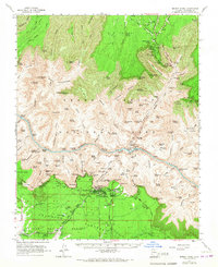 Bright Angel 1962 topographic map thumbnail