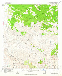 Bryce Mountain 1962 topographic map thumbnail
