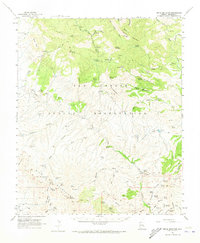 Bryce Mountain 1962 topographic map thumbnail