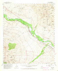 Bylas 1960 topographic map thumbnail