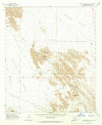 Cabeza Prieta Peak 1965 topographic map thumbnail