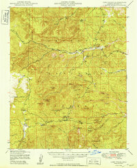 Camp Wood 1949 topographic map thumbnail