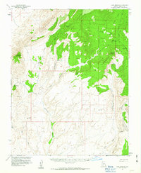Cane Springs 1954 topographic map thumbnail