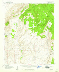 Cane Springs 1954 topographic map thumbnail