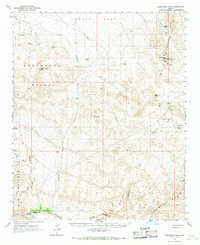Castaneda Hills 1966 topographic map thumbnail