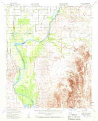 Cibola 1951 topographic map thumbnail