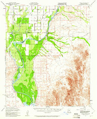 Cibola 1951 topographic map preview