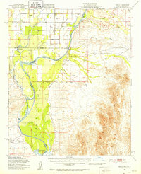 Cibola 1951 topographic map preview