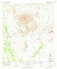 Cimarron Peak 1963 topographic map thumbnail