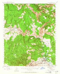 Clarkdale 1944 topographic map thumbnail