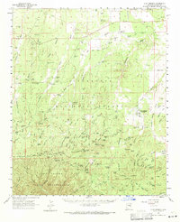 Clay Springs 1961 topographic map thumbnail