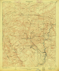 Clifton 1902 topographic map thumbnail