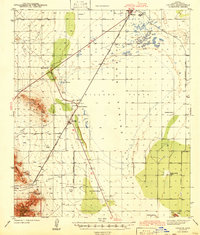 Cochise 1943 topographic map thumbnail