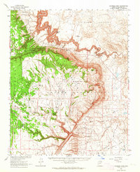 Coconino Point 1962 topographic map thumbnail