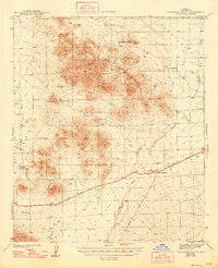 Cocoraque Butte 1943 topographic map thumbnail