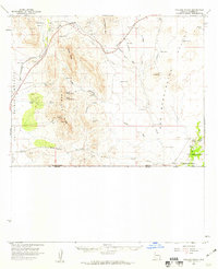 College Peaks 1958 topographic map thumbnail