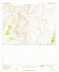 College Peaks 1958 topographic map thumbnail