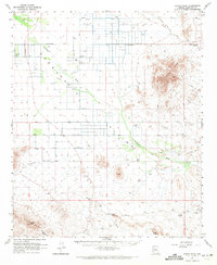 Cortez Peak 1962 topographic map thumbnail