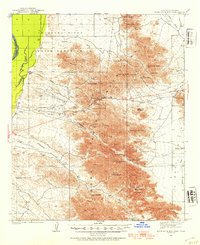 Dome Rock Mts 1933 topographic map thumbnail