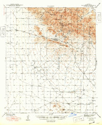 Dos Cabezas 1943 topographic map thumbnail