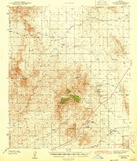 Dragoon 1943 topographic map thumbnail