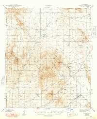 Dragoon 1943 topographic map thumbnail